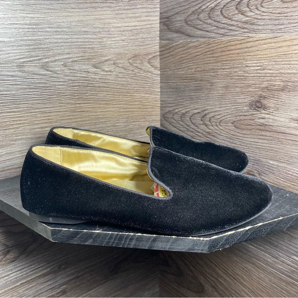 Birdies the starling velvet loafers black